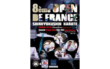 8ème OPEN DE FRANCE - RESULTATS