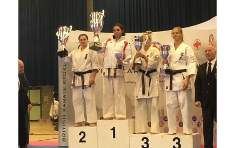 Camille Haddouche Championne Europe IFK et du British Open