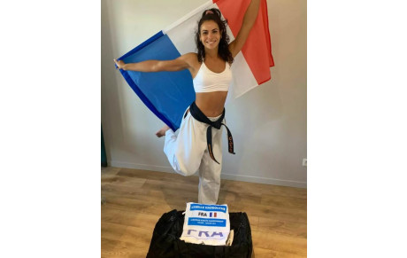 Camille Sempai à  la Coupe du monde 